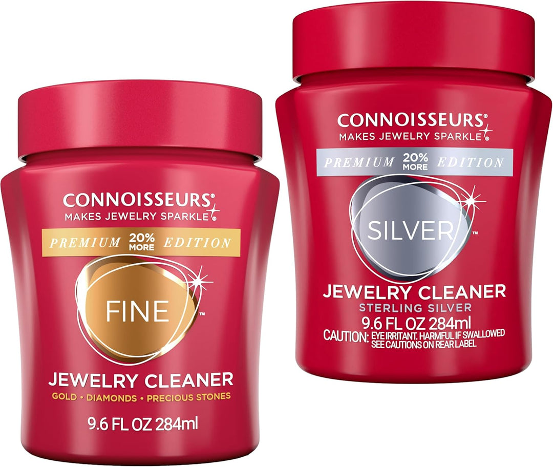 Premium Edition Jewelry Cleaner, Value Size 9.6oz - Pick from Fine, Silver or Delicate Jewelry Cleaner