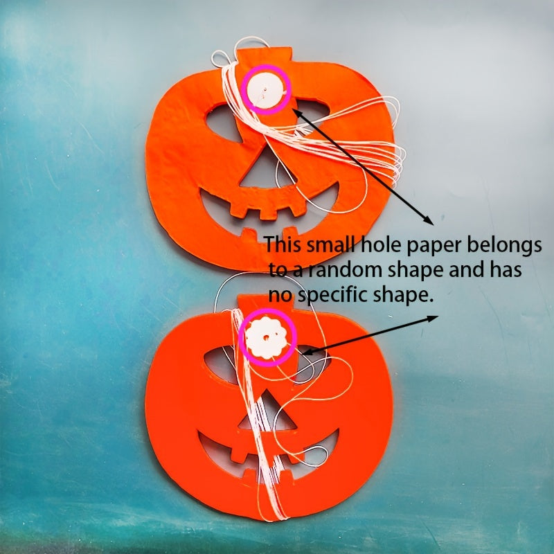 3D Pumpkin Honeycomb Garland Halloween Decoration for Hallways