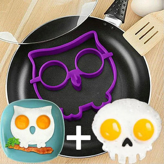 Halloween Silicone Egg Mold for Spooky Breakfast Fun