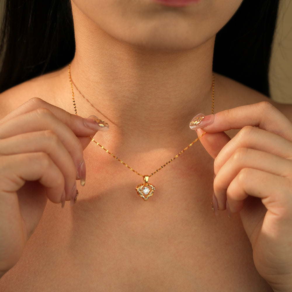 Golden Stamen Star-Blooming Necklace