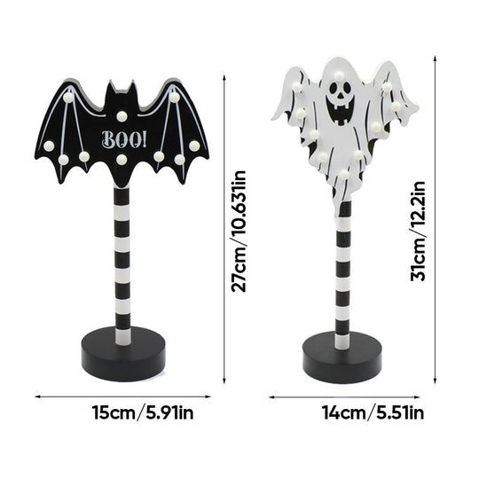 Solar-Powered Outdoor Halloween Lanterns with Spooky Glow