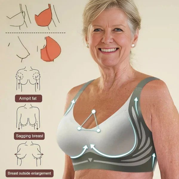 3 Packs Super Gather bra Wireless Push-up Bra No more sagging breasts