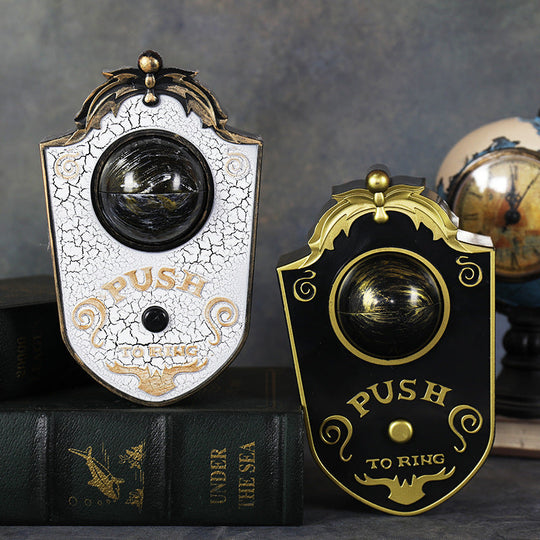 Halloween Animated Demon Doorbell with Glowing Eyes and Sound Effects