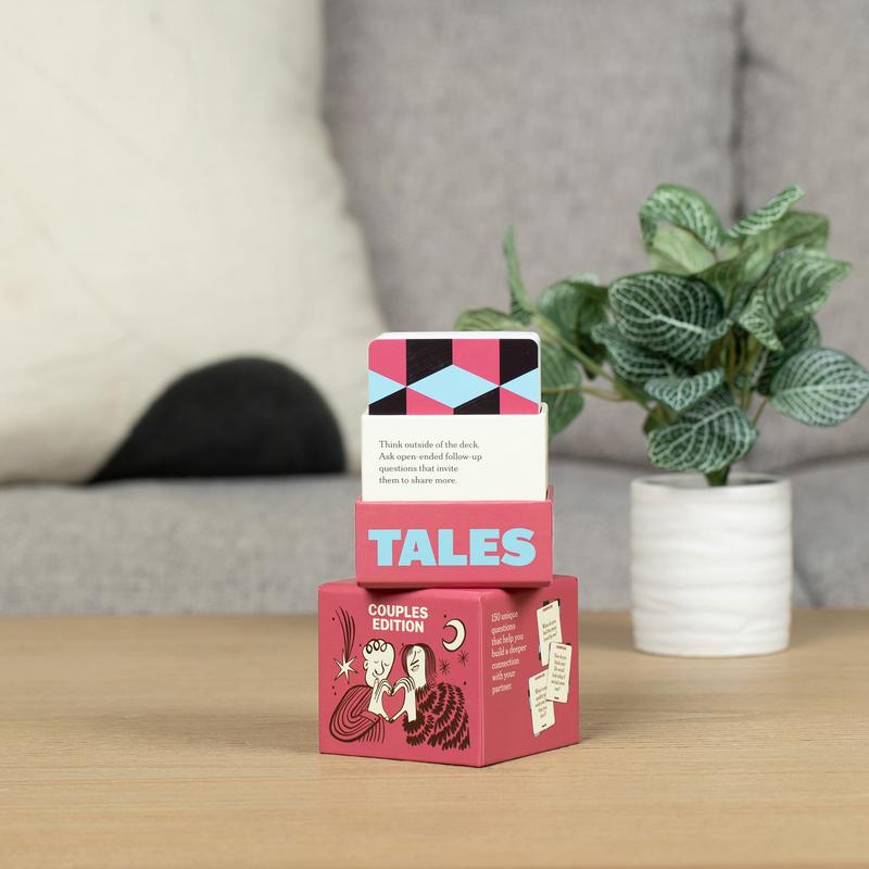 TALES Family Edition – 150 Conversation Cards for Family Dinners & Game Nights Fun Prompts for Kids. Teens & Adults
