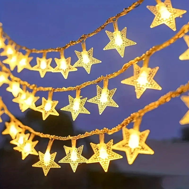 String Lights 10, 20, 30, 40, 80, LED Star String Lights