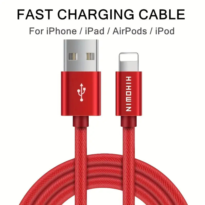 Fast Charging Cable USB Data Synchronization Cable for Iphone 14 13 12 11 Pro Max SE X 8 7 6 Charger Cable for Ipad