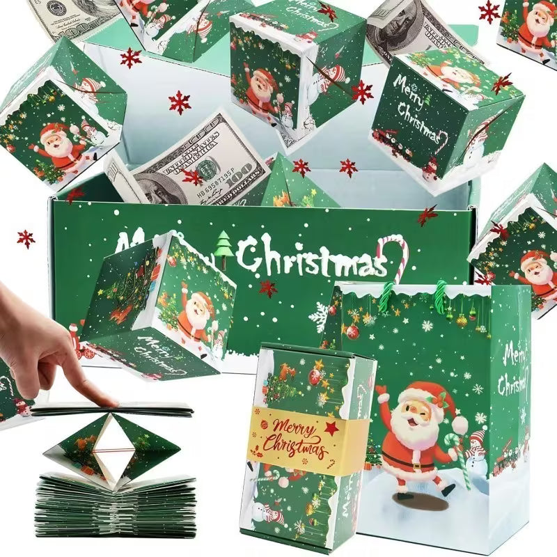 Pop-Open Surprise Folding Bouncing Red Envelope Gift Box