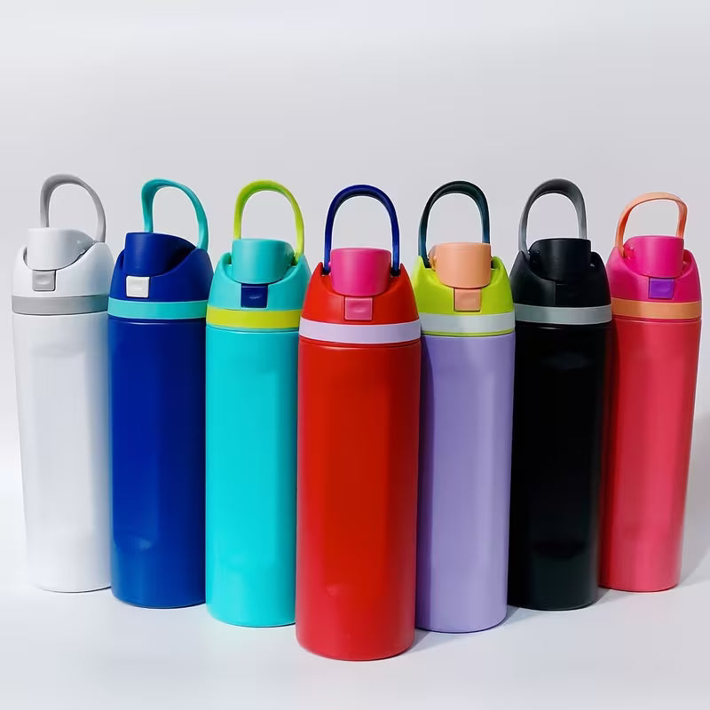 Christmas Gift 24oz Stainless Steel Insulated Vacuum Cup with Straw