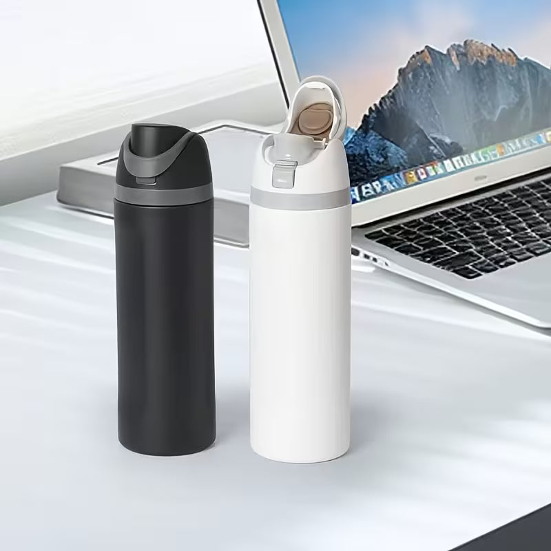 Christmas Gift 24oz Stainless Steel Insulated Vacuum Cup with Straw