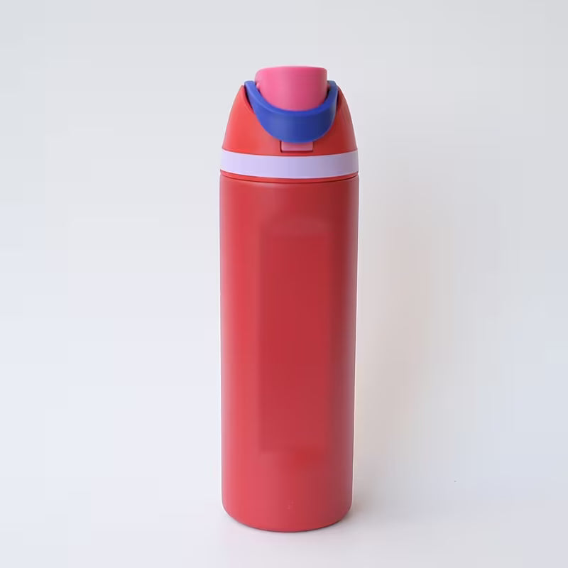 Christmas Gift 24oz Stainless Steel Insulated Vacuum Cup with Straw