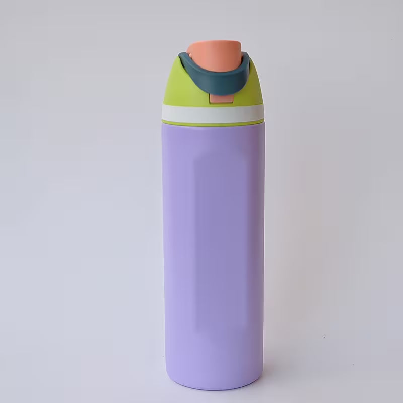 Christmas Gift 24oz Stainless Steel Insulated Vacuum Cup with Straw