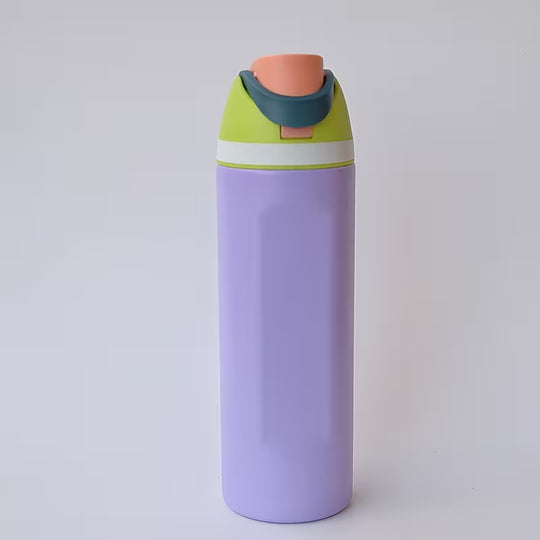 Christmas Gift 24oz Stainless Steel Insulated Vacuum Cup with Straw