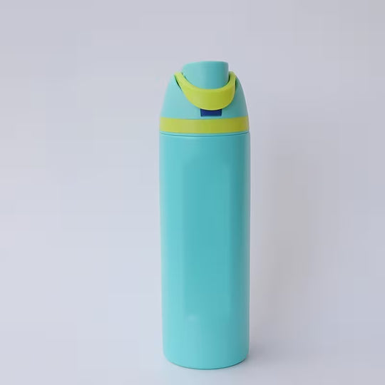 Christmas Gift 24oz Stainless Steel Insulated Vacuum Cup with Straw