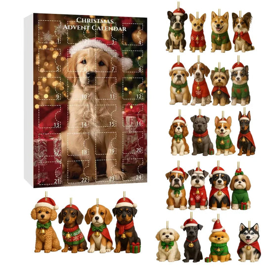 Christmas Gift Dog Advent Calendar 2025 Dog Lovers Christmas Countdown Advent Calendar