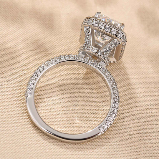 Maxine Noble Halo Radiant Cut Engagement Ring