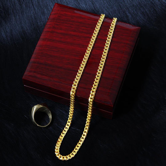 To Bonus Son -Wonderful Person - Cuban Link Chain