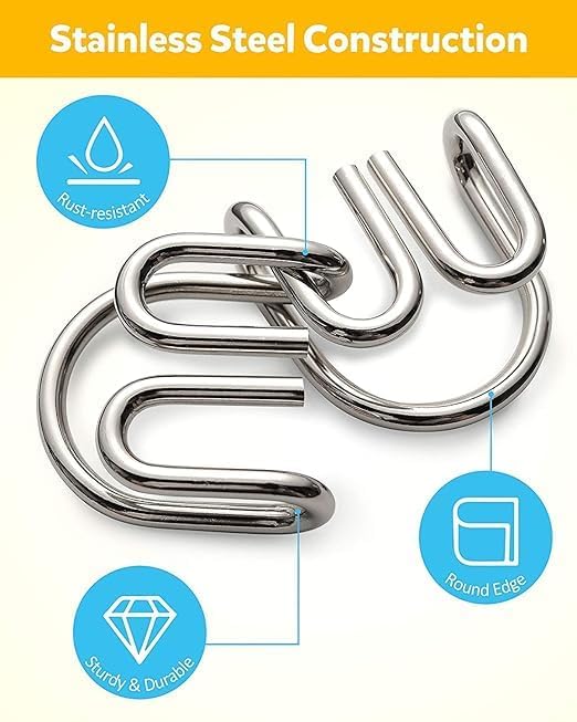 Brain Teaser  IQ Test Metal  Puzzle Toy ( 16 in 1)