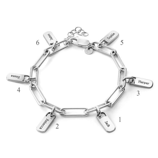 Rory Chain Link Bracelet with Custom Charms