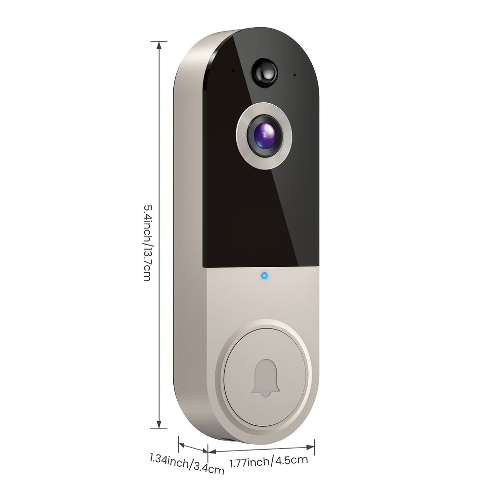1080P Video Doorbell Camera Intelligent Body Detection Cloud Storage Real-time View