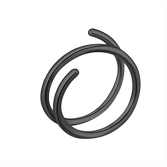 Stainless Steel Double Helix Nose Rings Hot Style Lady Piercing Jewelry