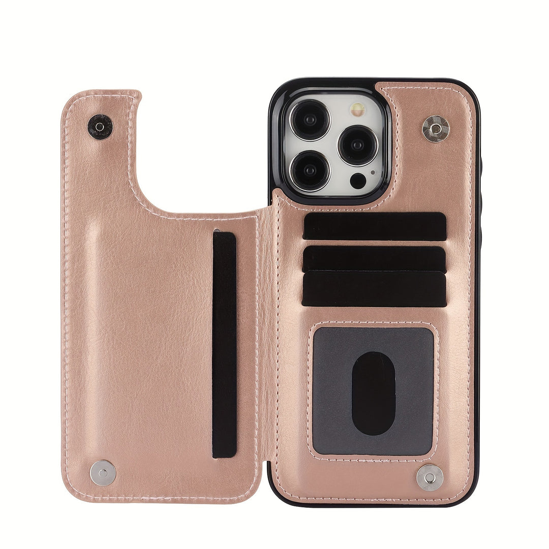 For iPhone 17 Air 16e 16 15 14 13 12 11 Pro Max XR XS Max SE 2022/2020 7 8 Plus Wallet Case with Card Holder
