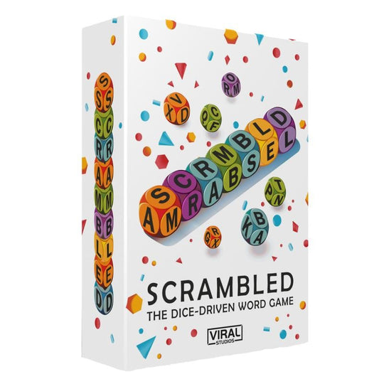 🎅Christmas Sale🎅 - Scrambled Dice Word Game for 1-5 Players Brain Exercise Party Game Ages 8+ Perfect for Parties and Family Game Nights