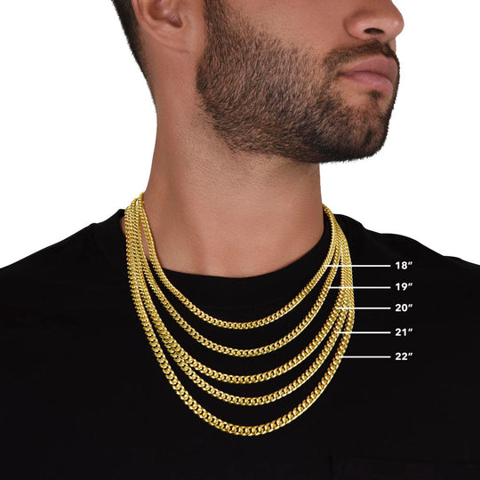 To Bonus Son -Wonderful Person - Cuban Link Chain