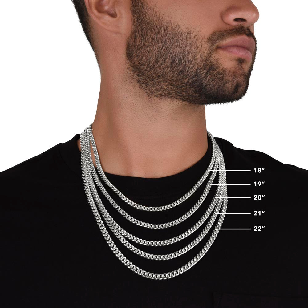 To Bonus Dad - My Gift - Cuban Link Chain