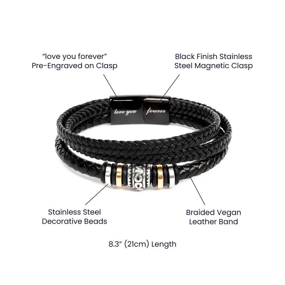 To Son Love You Forever Bracelet