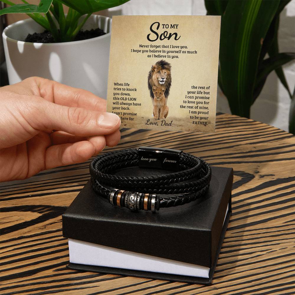 To Son Love You Forever Bracelet
