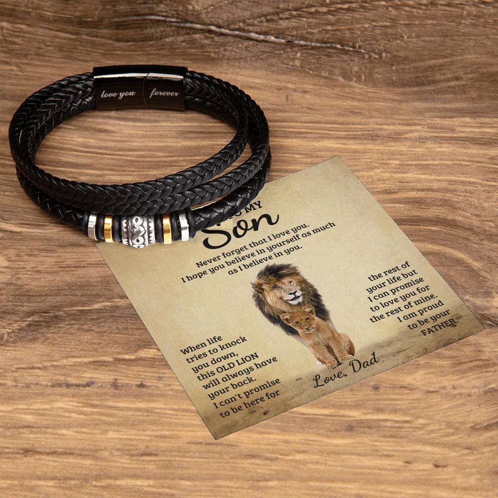 To Son Love You Forever Bracelet