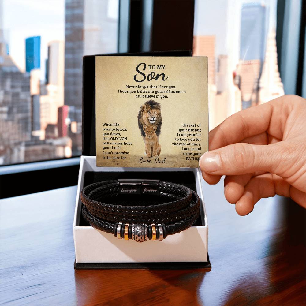 To Son Love You Forever Bracelet