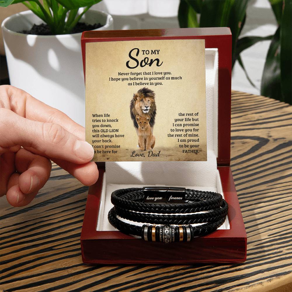 To Son Love You Forever Bracelet