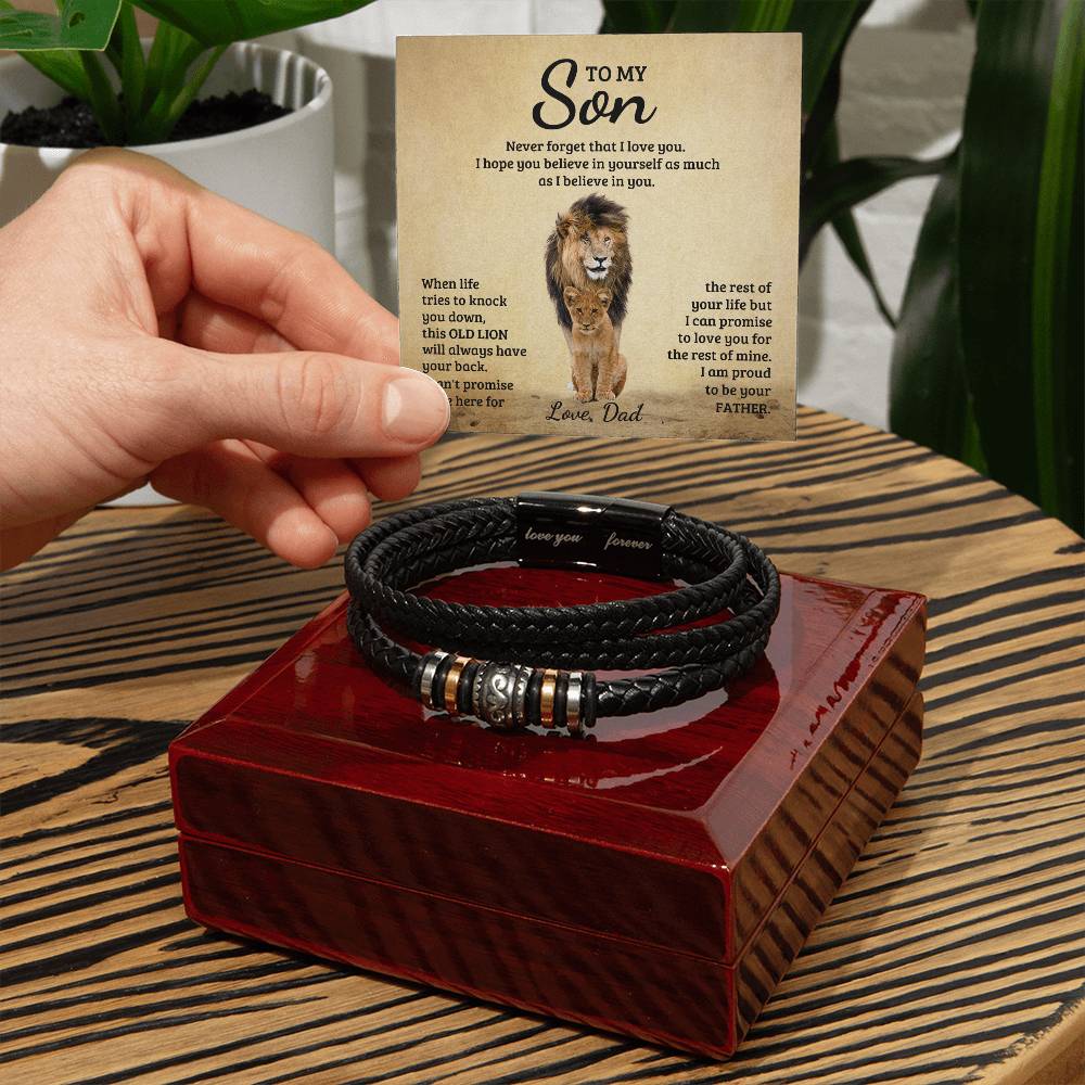 To Son Love You Forever Bracelet