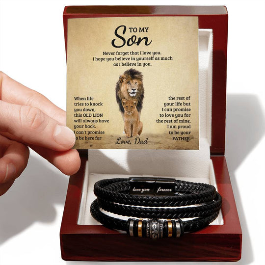 To Son Love You Forever Bracelet