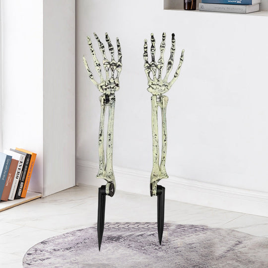 Solar-Powered Halloween Ghost Hand Light Decoration for Outdoor