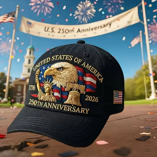 Men's 250th Anniversary United States of America Commemorative Baseball Cap