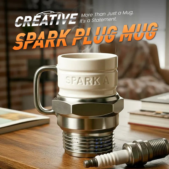 ☕Spark Plug Coffee Mug – Automotive-Themed Collectible Cup for Car Enthusiasts