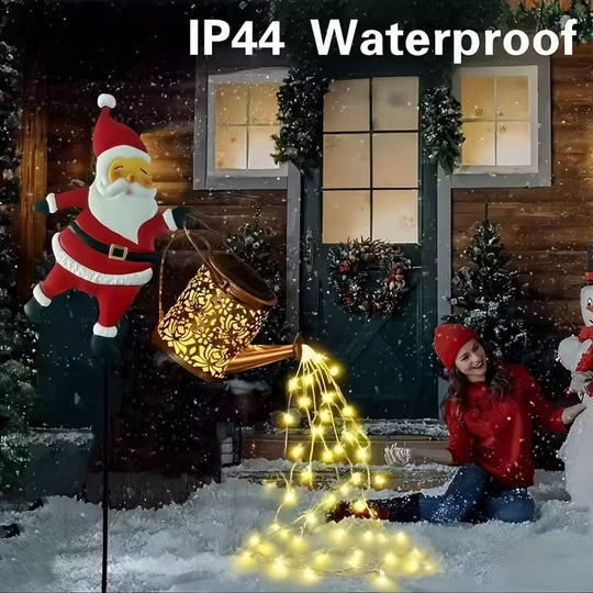 🎅Christmas Claus Solar Kettle Lights