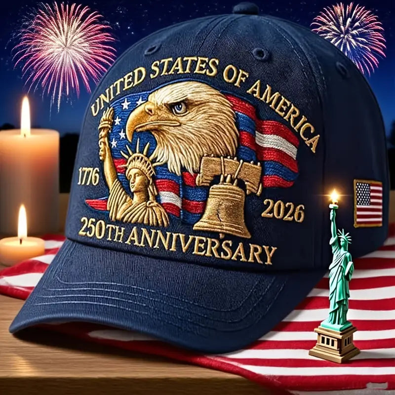 Men's 250th Anniversary United States of America Commemorative Baseball Cap