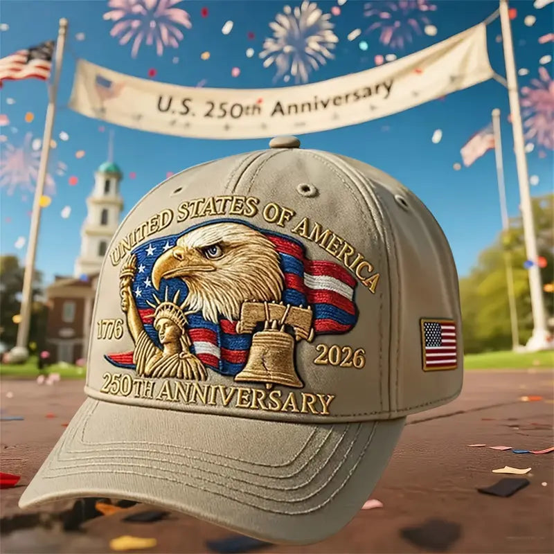 Men's 250th Anniversary United States of America Commemorative Baseball Cap