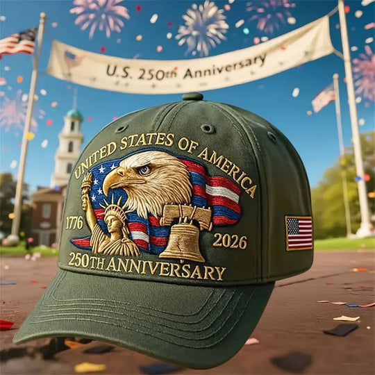 Men's 250th Anniversary United States of America Commemorative Baseball Cap
