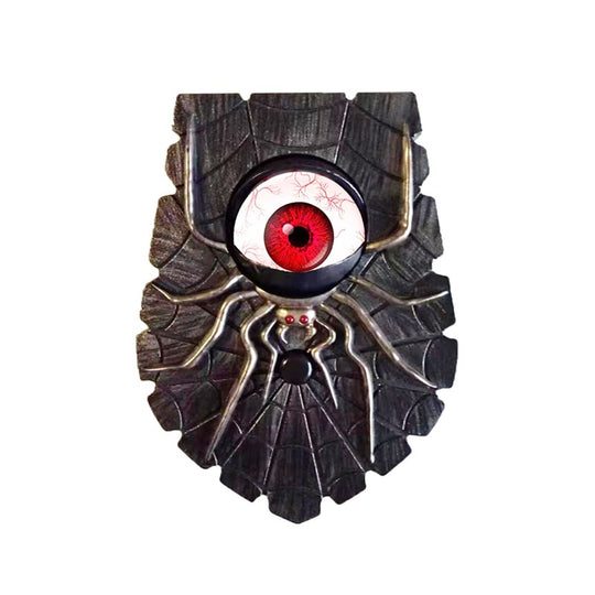 Halloween Animated Doorbell with Spooky Rotating Eyes and Sound Effects