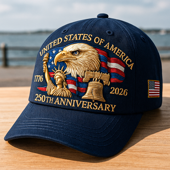 Men's 250th Anniversary United States of America Commemorative Baseball Cap