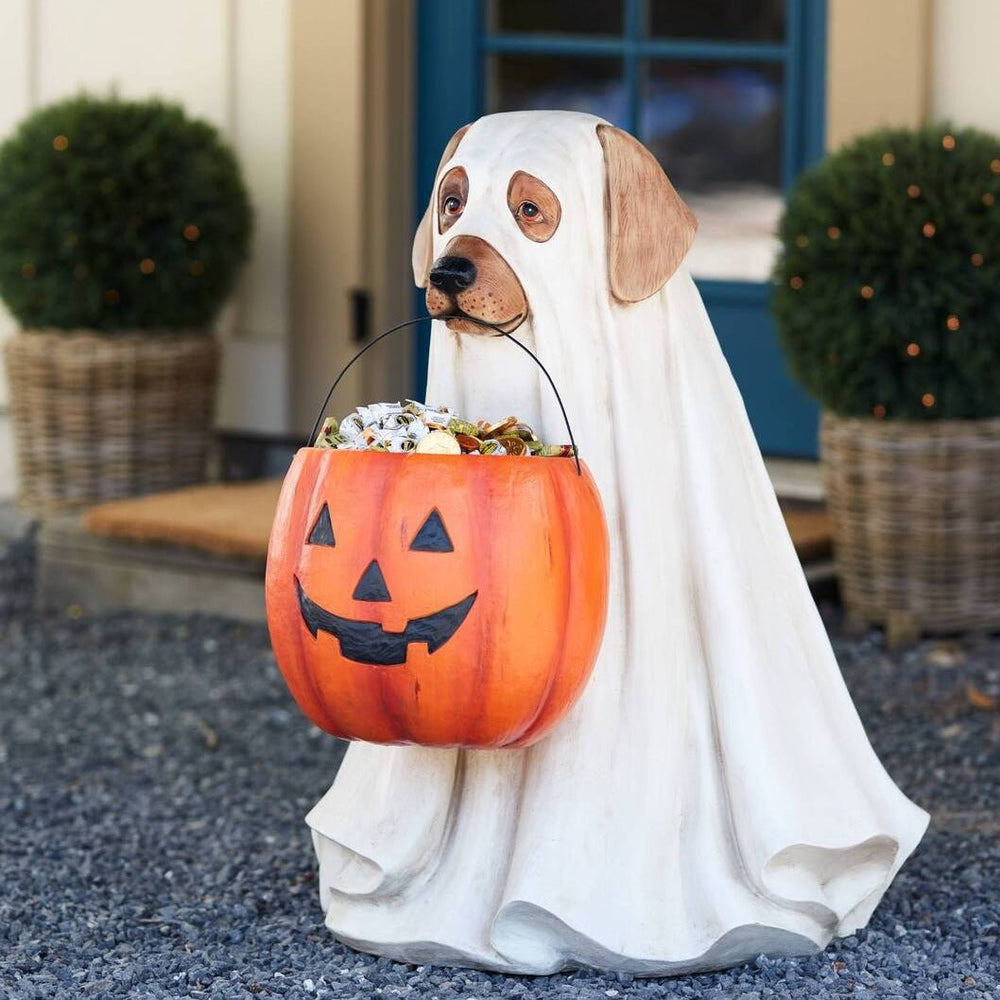Halloween Ghost Dog Candy Bowl