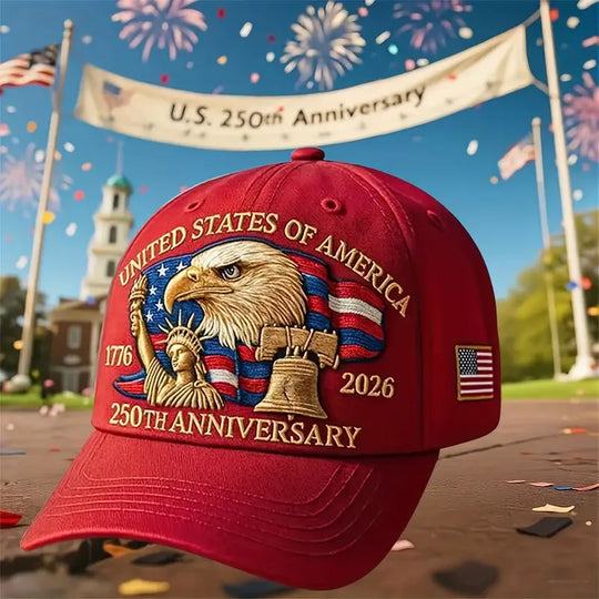 Men's 250th Anniversary United States of America Commemorative Baseball Cap