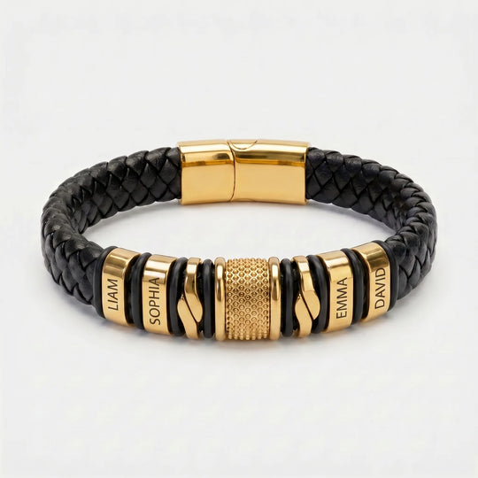 Father's Day Gift Custom Name Bracelet — Your Loved Ones, Always With You