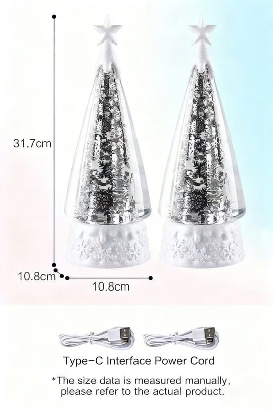 ❄️Premium Crystal Christmas Snow Globe – Enchanted Auto Snowfall & Melodies