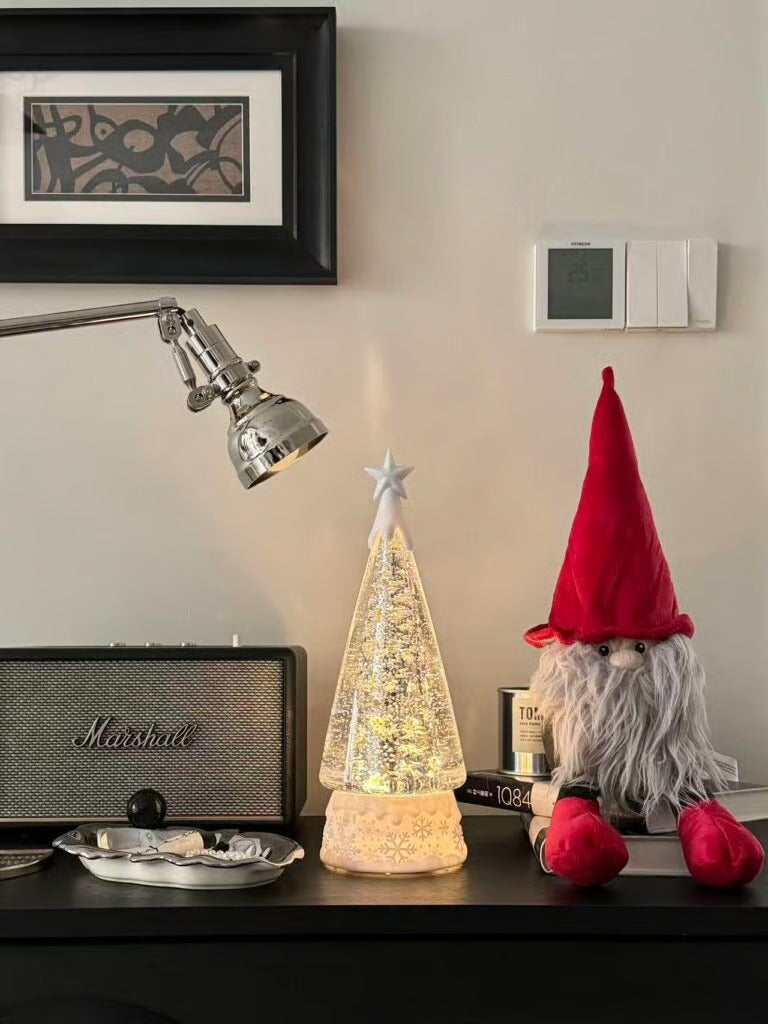 ❄️Premium Crystal Christmas Snow Globe – Enchanted Auto Snowfall & Melodies