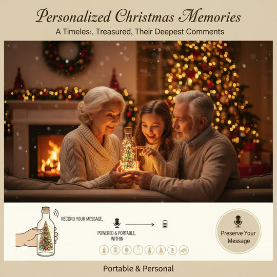 Christmas Tree Message In A Bottle